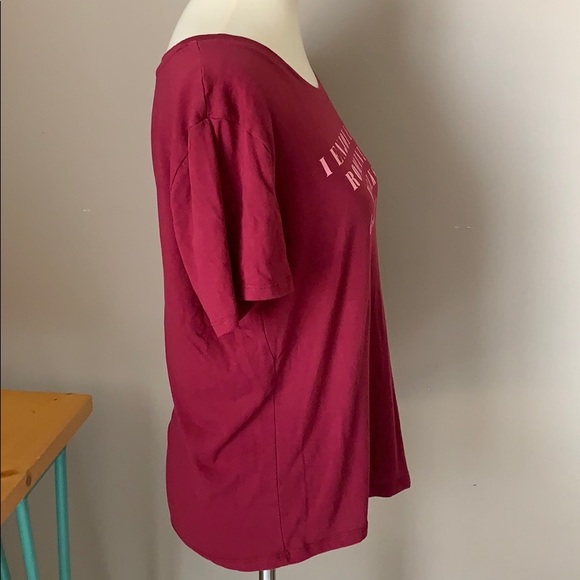 ROMANTIC WINE Tee Size Medium by FIFTH‎ SUN - Picture 5 of 6